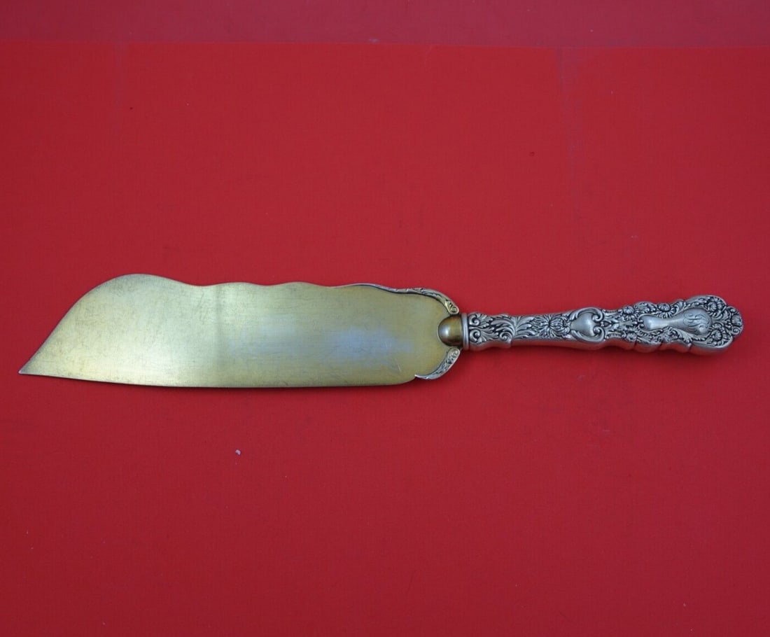 Gorham Imperial Chrysanthemum Sterling Silver Ice Cream Slice 12.5" (1 of 3)