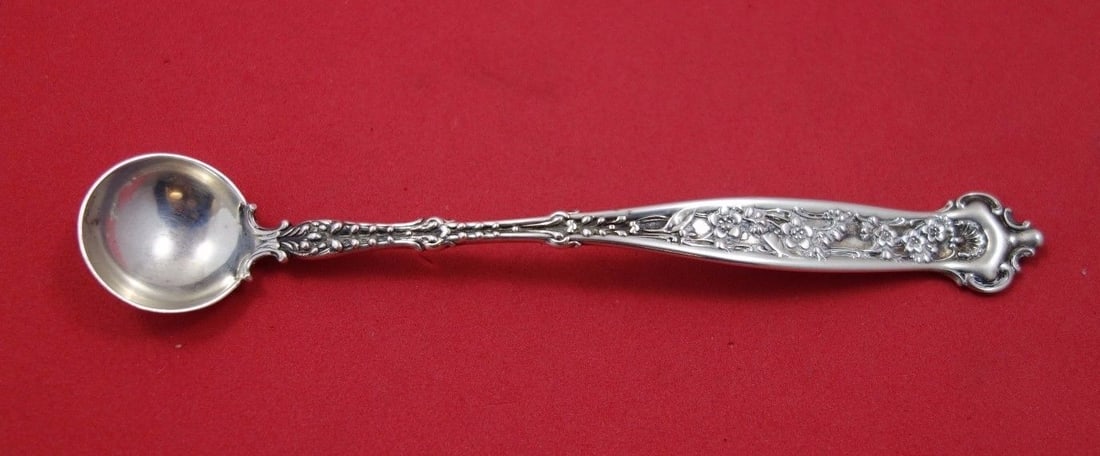 Whiting Dresden sterling silver mustard ladle 5 1/4 original (1 of 1)