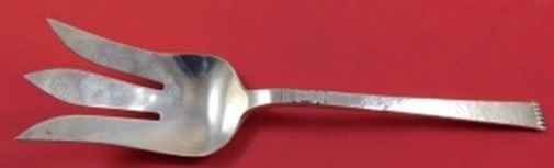 Sterling Silver Salad Serving Fork 9 Old Newbury Crafters Karen (1 of 1)