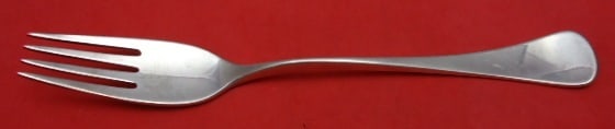 W&S Sorensen Patricia Pattern Sterling Silver Dinner Fork 7 3/4": W&S Sorensen Patricia Pattern Sterling Silver Dinner Fork 7 3/4" This elegant dinner fork is part of the Patricia pattern by W&S Sorensen, crafted from high-quality sterling silver. Measuring 7 3/4 in