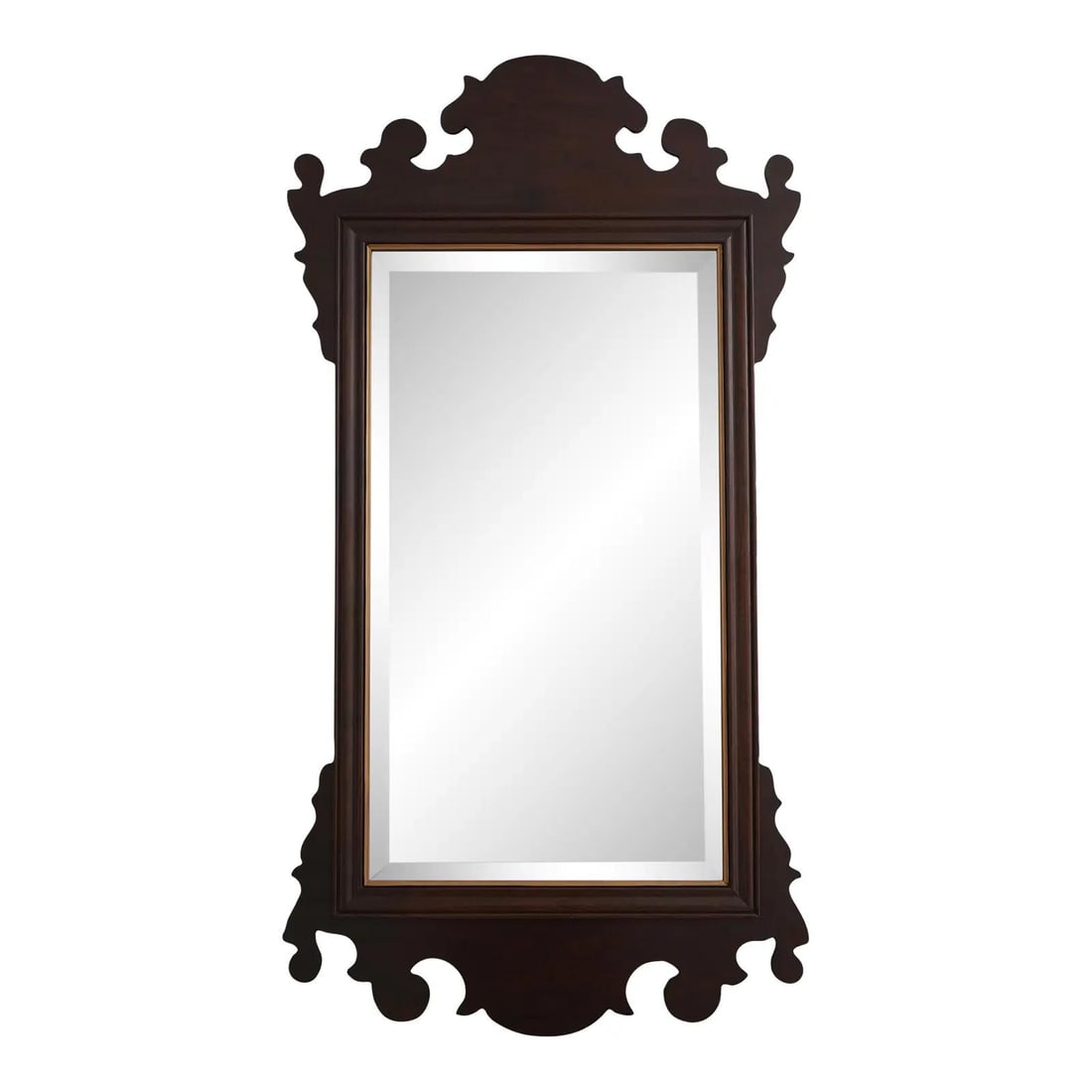 Ethan Allen Georgian Court Cherry Wall Mirror Chippendale Style (1 of 10)