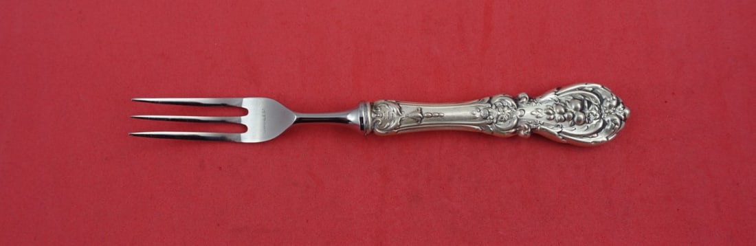 Reed and Barton Francis I Old Sterling Silver Fruit Fork Rare 6.5" (1 of 2)