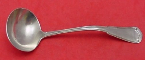 Whiting Home Pattern Sterling Silver Gravy Ladle 6.25 inches c1870s (1 of 2)