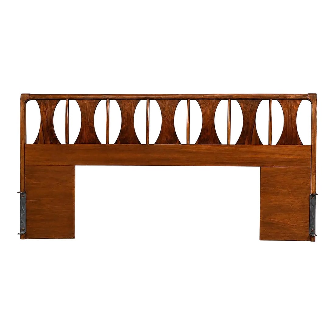Kent Coffey Perspecta king headboard in walnut and rosewood (1 of 5)
