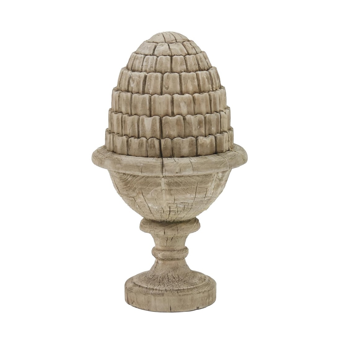 Zentique Lucus Beige Poplar Urn for Elegant Home Decor (1 of 1)