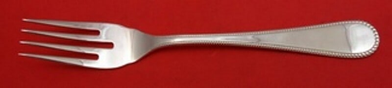 Wallace-Italy Palatina Sterling Silver Salad Fork 7 Inch Flatware: Wallace-Italy Palatina Sterling Silver Salad Fork 7 Inch Flatware Introducing the Palatina salad fork by Wallace-Italy, crafted from high-quality sterling silver. This elegant 7" fork features the exq