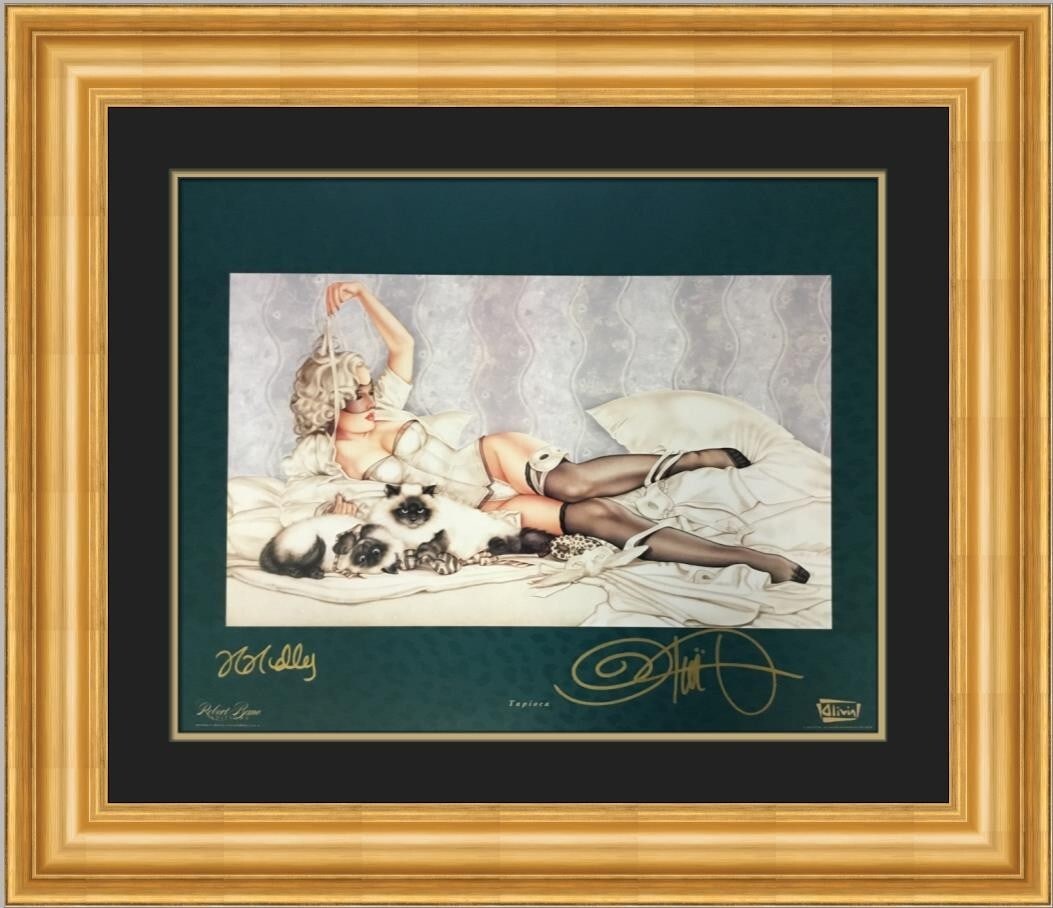 Olivia De Berardinis Rhonda Ridley Tapioca Signed Custom Framed Lithograph Art (Open Edition Print): Olivia De Berardinis Rhonda Ridley Tapioca Signed Custom Framed Lithograph Art (Open Edition Print) This stunning piece titled 'Tapioca' showcases the artistry of Olivia De Berardinis, featuring the c