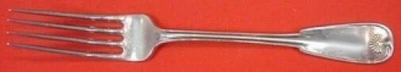 Tiffany & Co Palm Sterling Silver Dinner Fork 8 Inch Antique Flatware (1 of 2)