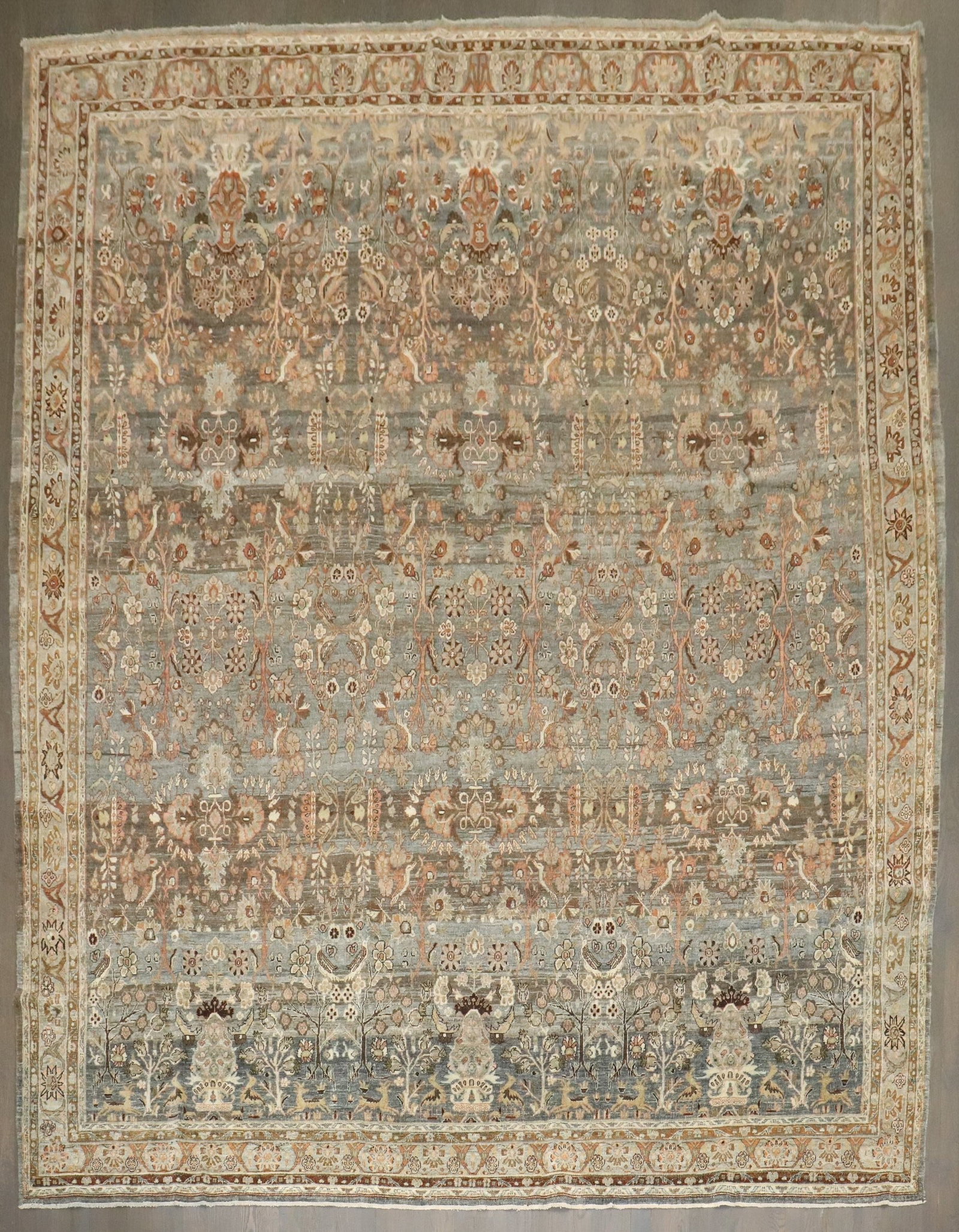 9' 1" x 11' 1" Persian Bidjar Room Size Carpet (1 of 7)