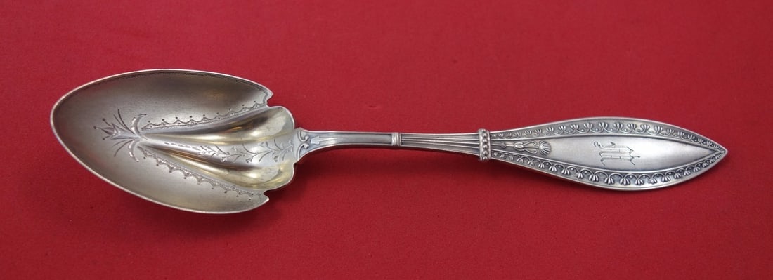 Rare Olympic Sterling Silver Ice Cream Spoon by Schulz & Fischer 6": Rare Olympic Sterling Silver Ice Cream Spoon by Schulz & Fischer 6" Discover a rare piece of history with this Olympic by Schulz & Fischer Sterling Silver Ice Cream Spoon. Crafted between 1850 and 189