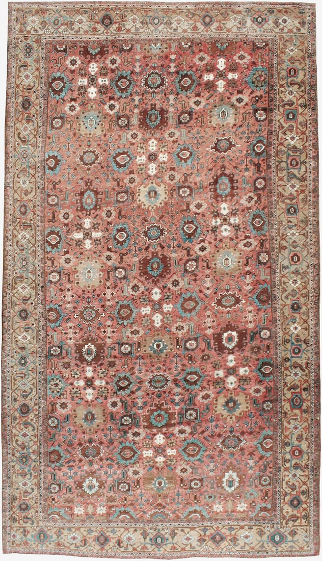 11' 4" x 20' 4" Antique Persian Serapi Heriz Oversize Rug (1 of 6)