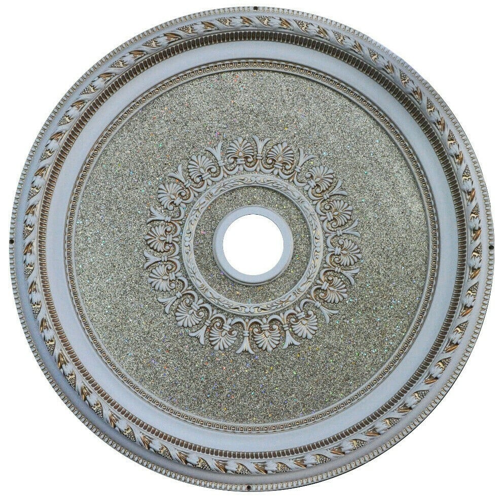 Artistry 32 Inch Round Ceiling Medallion Gold Sparkle (1 of 2)