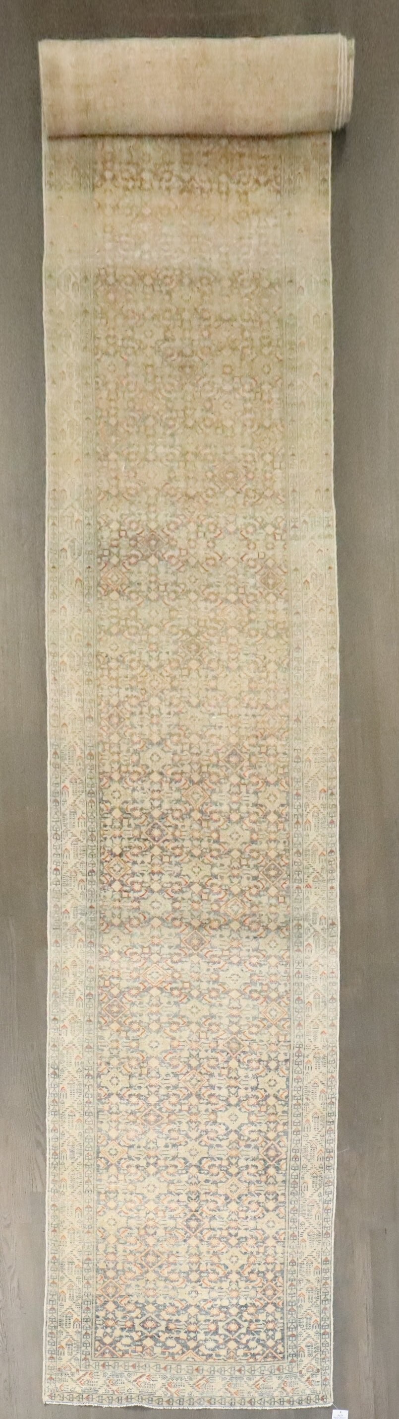 3' 3" x 26' Persian Malayer Rug Runner 1940s (1 of 7)