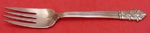 Tiffany & Co. Palmette Rare Copper Sample Dessert Fork 6 1/4": Tiffany & Co. Palmette Rare Copper Sample Dessert Fork 6 1/4" Discover a unique piece from Tiffany & Co. with this rare copper sample dessert fork, featuring the exquisite Palmette pattern. Measuring 