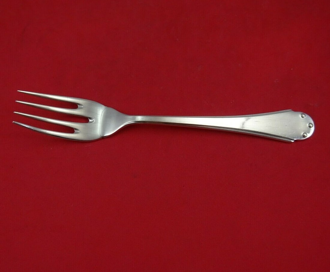 Bugatti Ettore Sterling Silver 7 Salad Fork Italy (1 of 2)