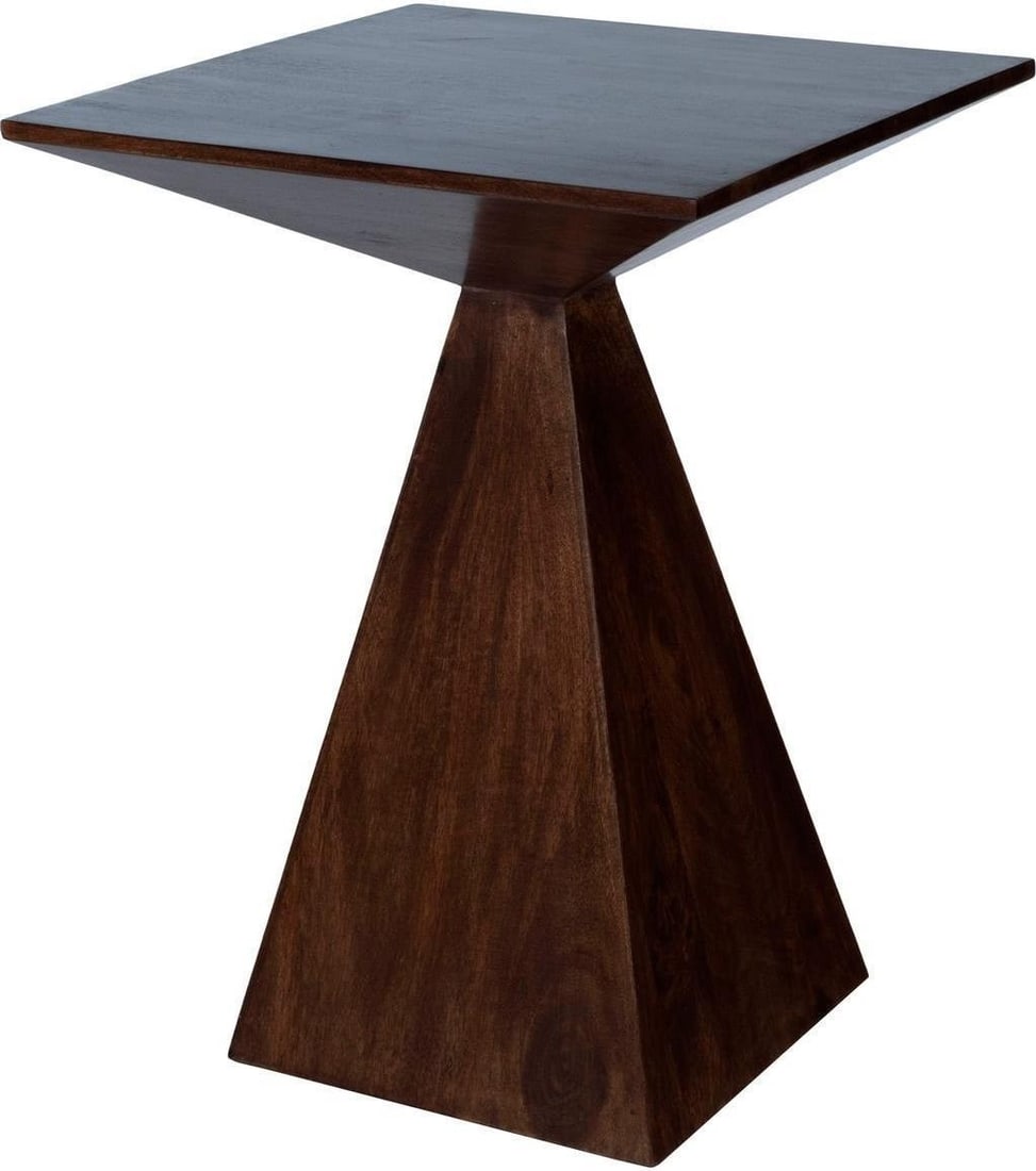 Butler Titus Mid-Century Mango Wood Triangle Side Table (1 of 5)