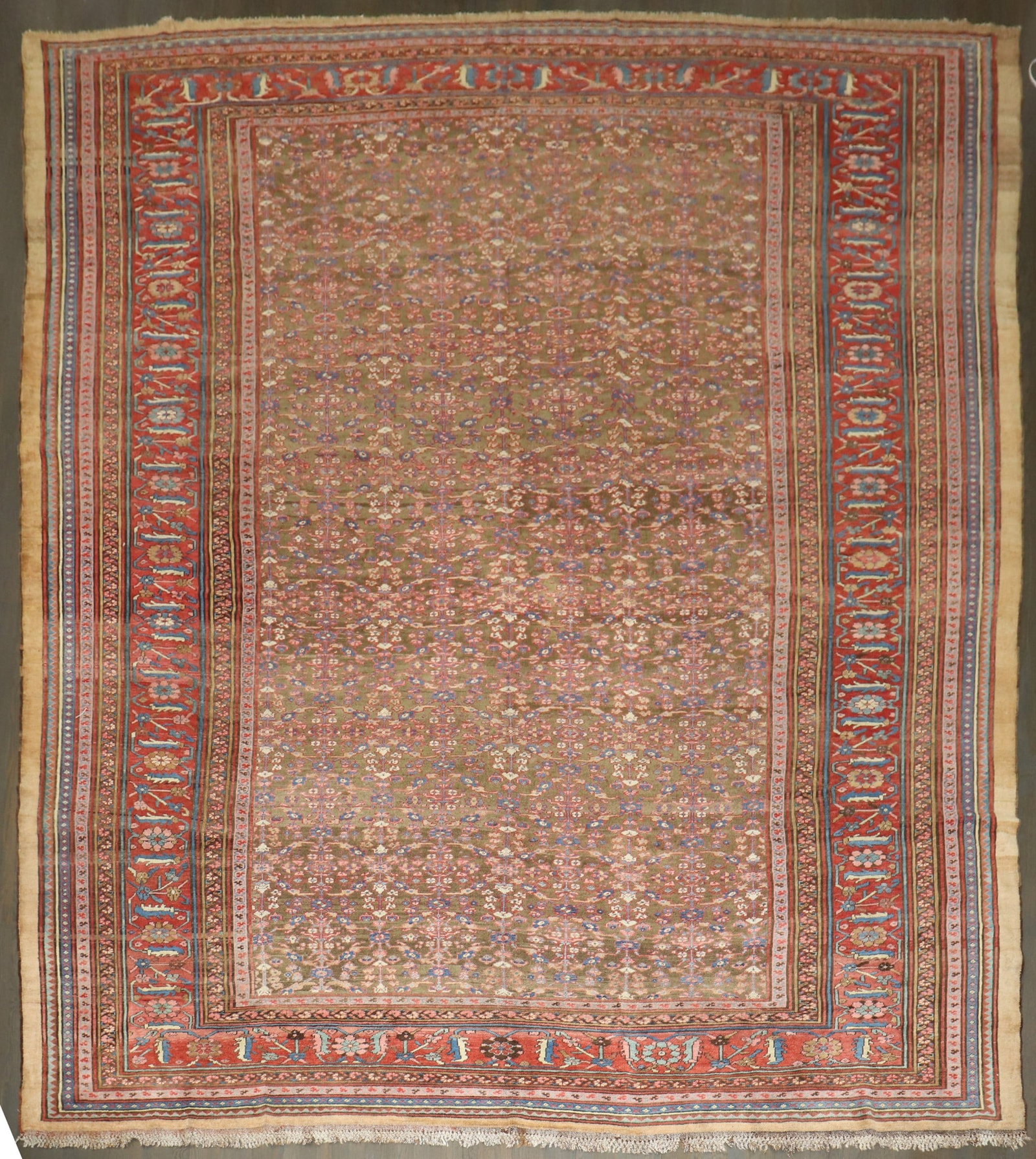 12' x 13' 7" Persian Bakshaish Square Room Carpet (1 of 7)