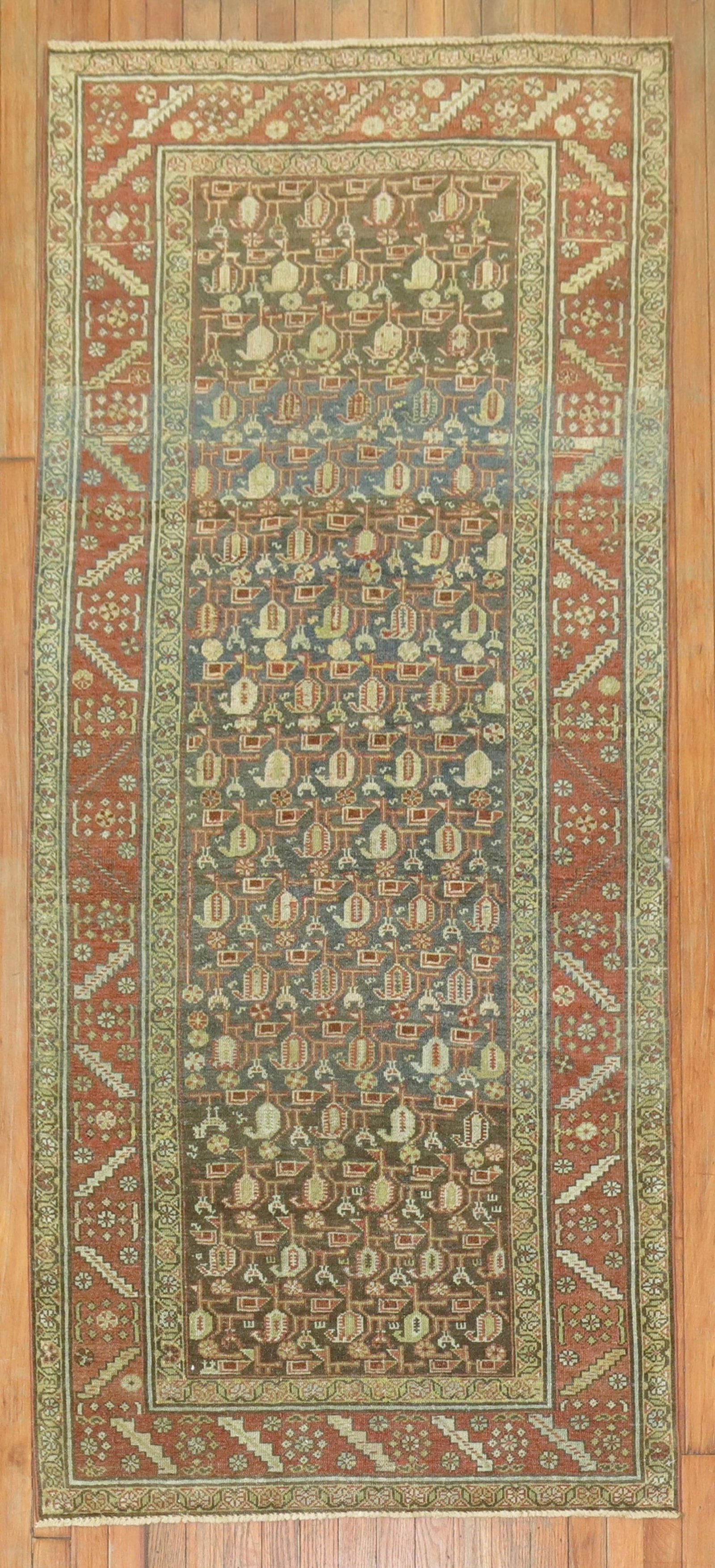3' 3" x 6' 11" Early 20th Century Malayer Persian Runner (1 of 6)
