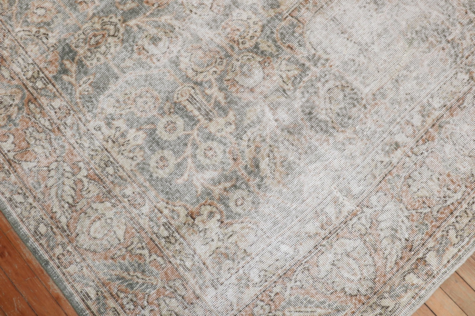 6' 11" x 9' 10" Mid-20th Century Sparta Turkish Rug: 6' 11" x 9' 10" Mid-20th Century Sparta Turkish Rug Mid-20th century distressed Turkish rug in a shabby chic Sparta style. This pre-owned room-size rug offers a vintage look with a worn, character-ric