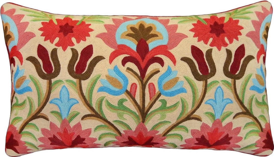 Stylish Geometric Wool Pillow 16x28 with Removable Insert: Stylish Geometric Wool Pillow 16x28 with Removable Insert Enhance your living space with this stylish geometric wool pillow, perfect for adding a modern touch to your home decor. Crafted from 100% woo