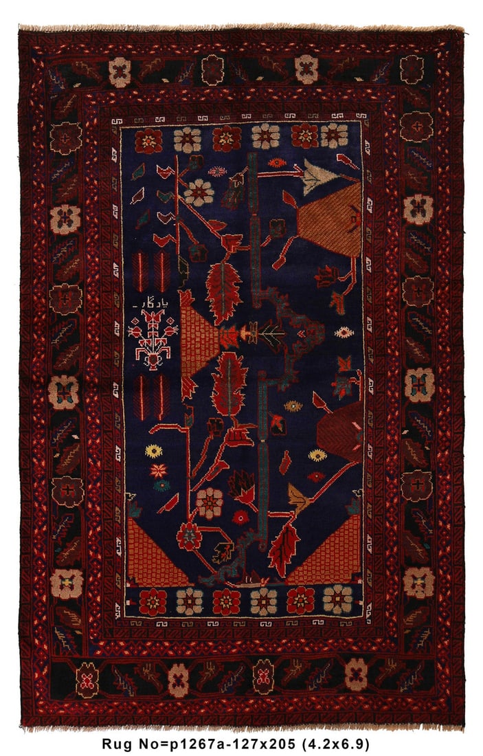 Handmade Afghan Wool Rug 4.2 x 6.9 Feet Premium Quality: Handmade Afghan Wool Rug 4.2 x 6.9 Feet Premium Quality Free continental US Shipping This exquisite handmade wool rug measures 4.2 x 6.9 feet and showcases the craftsmanship of Afghan artisans. Ideal 