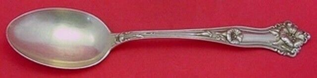 Alvin Morning Glory Sterling Silver Serving Spoon 8.25" Antique: Alvin Morning Glory Sterling Silver Serving Spoon 8.25" Antique This exquisite serving spoon, crafted by Alvin, features the elegant Morning Glory pattern and is made of high-quality sterling silver.