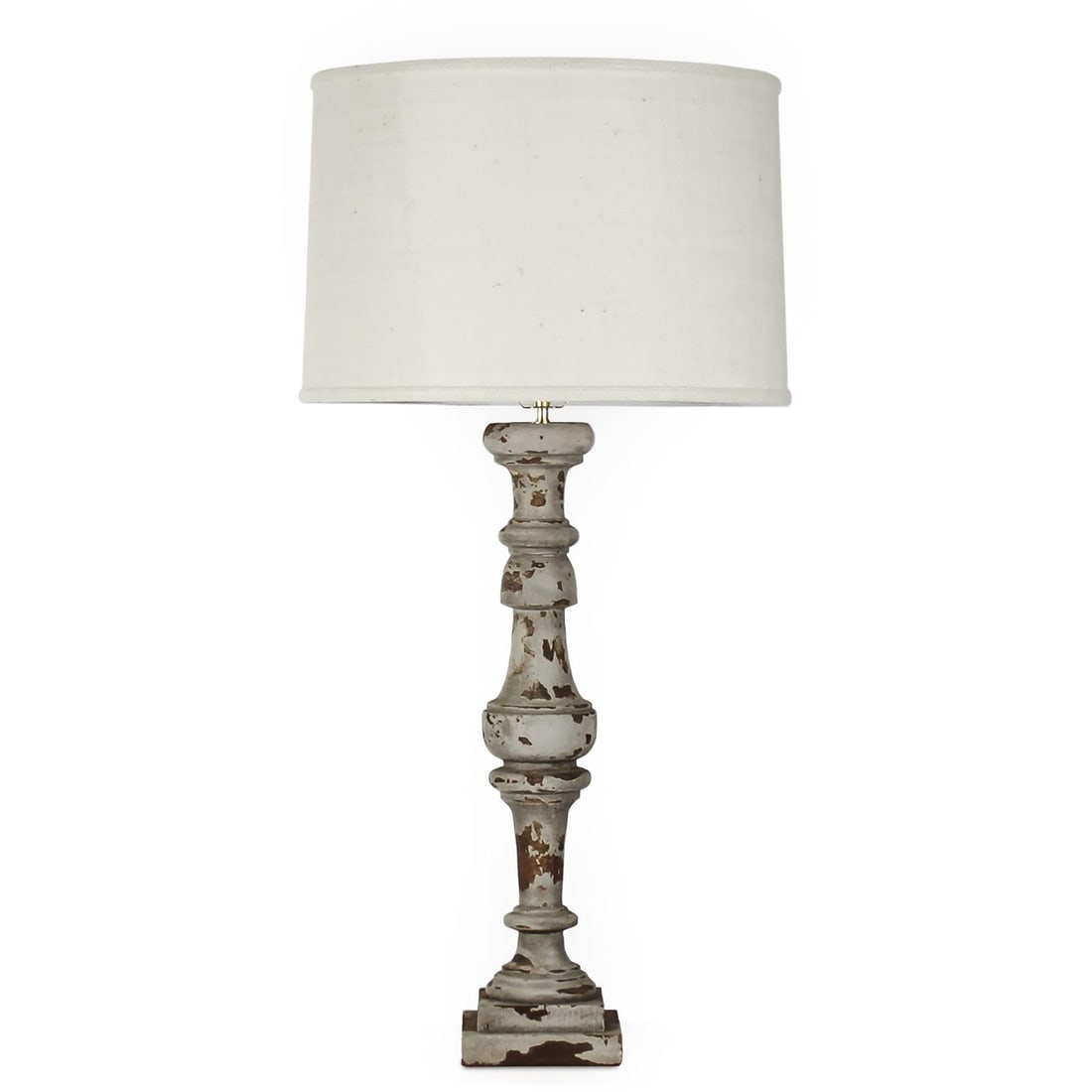 Zentique Agatha Traditional Birch Table Lamp Brown Yellow Finish (1 of 1)