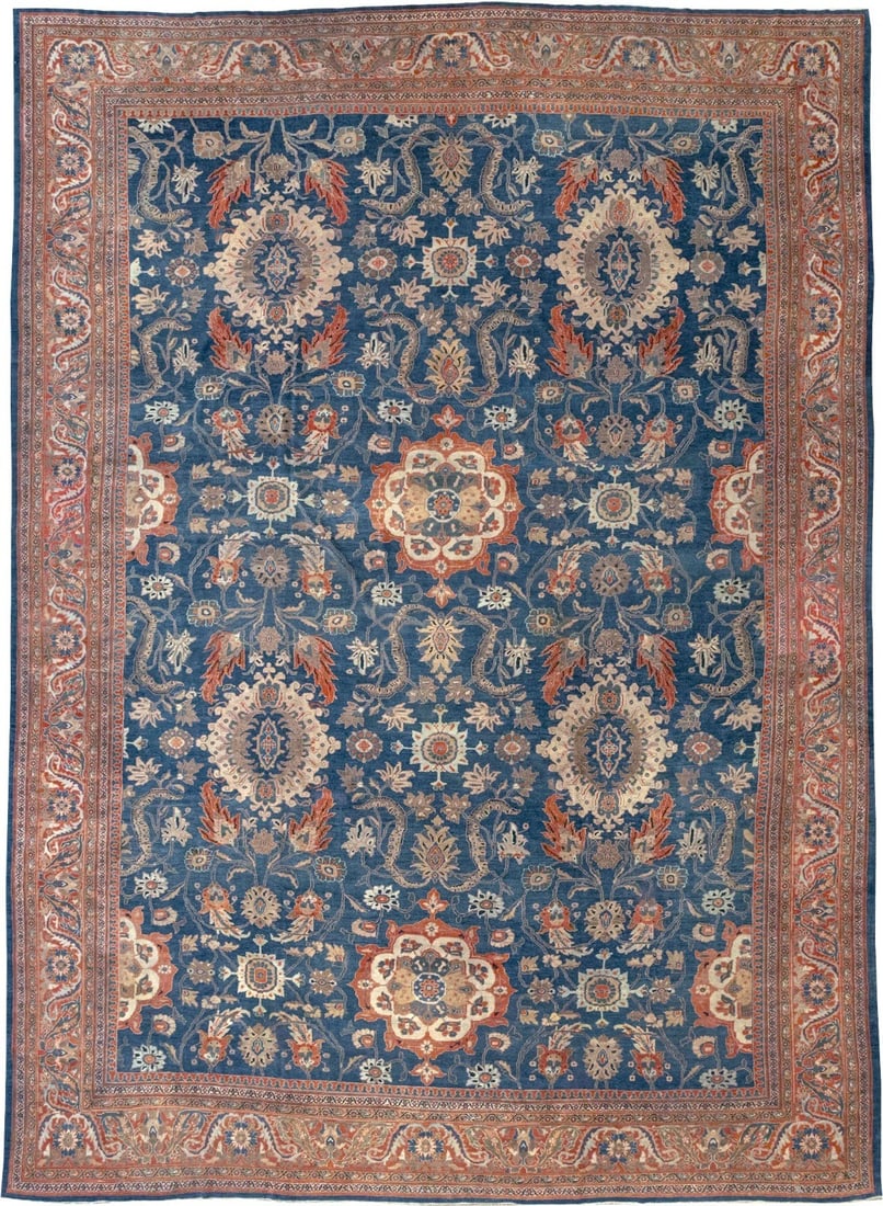15' 6" x 21' Persian Sultanabad Mahal Oversize Rug (1 of 6)