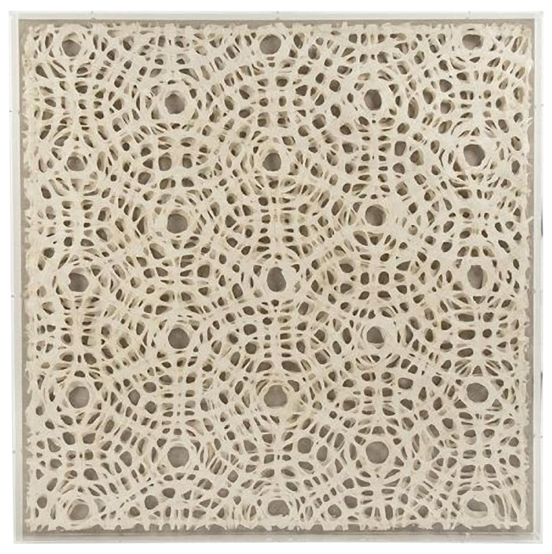 Zentique Abstract Wall Art in Velvet Frame 35.5x35.5 Ivory Finish: Zentique Abstract Wall Art in Velvet Frame 35.5x35.5 Ivory Finish This sophisticated abstract art piece is elegantly framed in a velvet finish, adding a touch of luxury to any space. The artwork is a 