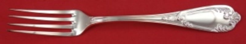 Wallace Italy Venezia Sterling Silver 8 1/8 Dinner Fork: Wallace Italy Venezia Sterling Silver 8 1/8 Dinner Fork Sterling silver dinner fork in the Venezia pattern by Wallace-Italy. The piece is new never used and is in excellent condition. It is not monogr