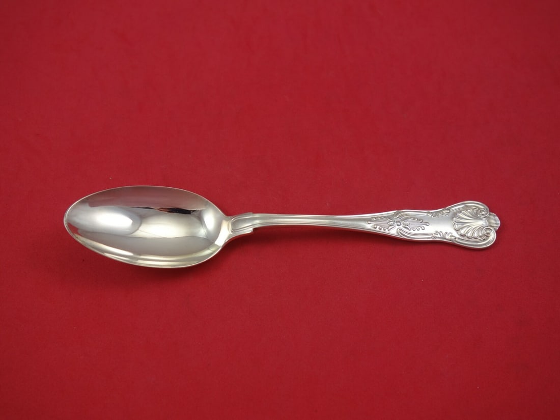 Reed & Barton Kings Sterling Silver Place Soup Spoon 7 1/8 Inch: Reed & Barton Kings Sterling Silver Place Soup Spoon 7 1/8 Inch This exquisite place soup spoon from the renowned Kings pattern by Reed and Barton features a stunning design crafted from high-quality 