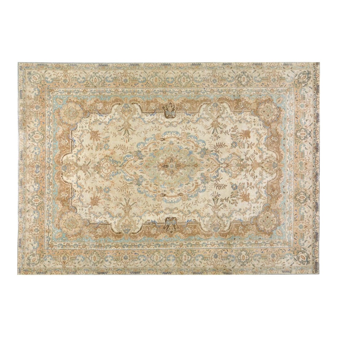 Hand-Knotted Anatolian Wool Area Rug 6'6'' x 9'3'' Vintage Turkish Carpet: Hand-Knotted Anatolian Wool Area Rug 6'6'' x 9'3'' Vintage Turkish Carpet This antique Turkish Anatolian rug is hand-knotted from wool using traditional techniques, offering a blend of timeless crafts