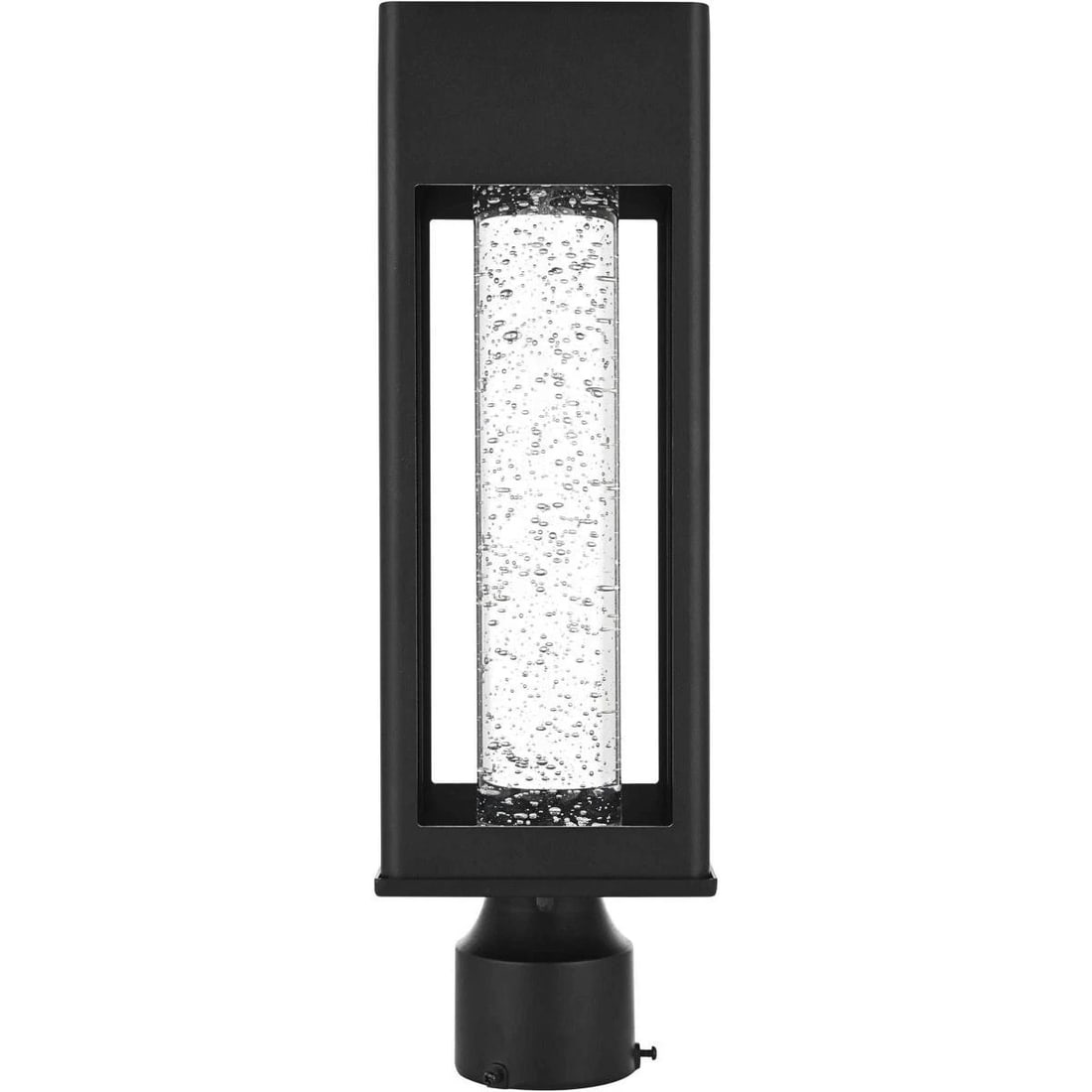 Amaris black outdoor wall mounted LED lantern 18.4 inch (1 of 7)