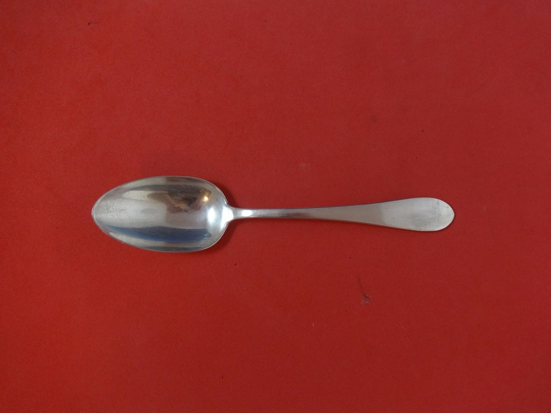 Gorham Old Colony New Sterling Silver Serving Spoon 8.5": Gorham Old Colony New Sterling Silver Serving Spoon 8.5" This exquisite serving spoon features the elegant Old Colony New pattern by Gorham, crafted from high-quality sterling silver. With a length of