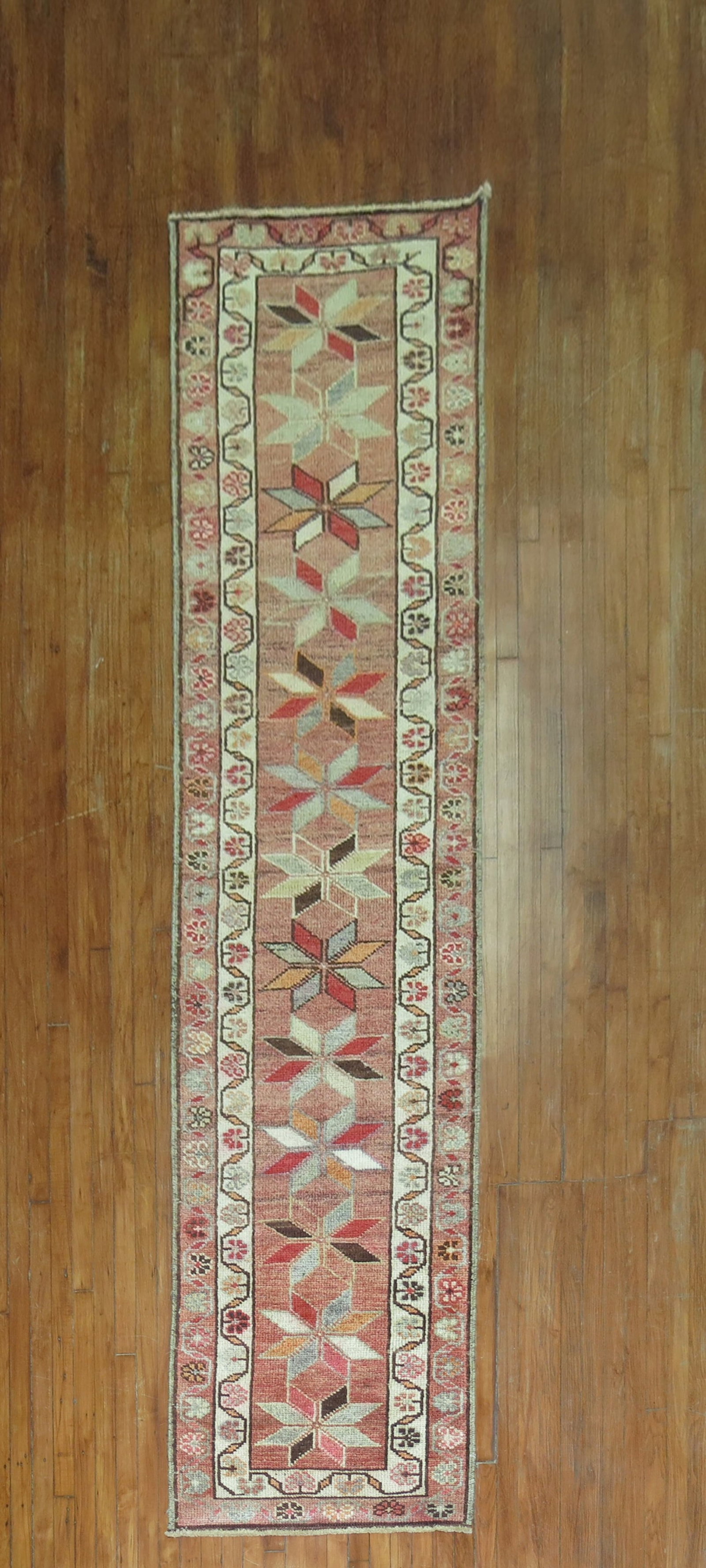 2' 9" x 11' 9" Turkish Anatolian Floral Runner Rug (1 of 6)