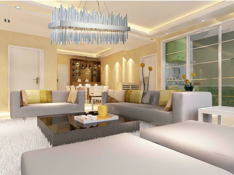 Dallas 42 in Chrome Crystal 24-Light Chandelier (1 of 10)