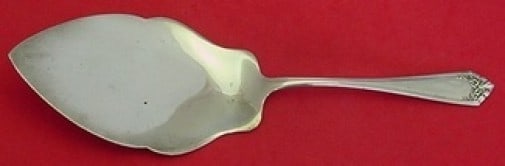 Leicester Pattern Sterling Silver Pie Server 9 by International Silver: Leicester Pattern Sterling Silver Pie Server 9 by International Silver This exquisite pie server features a flat handle and is crafted from high-quality sterling silver. The piece is designed in the e