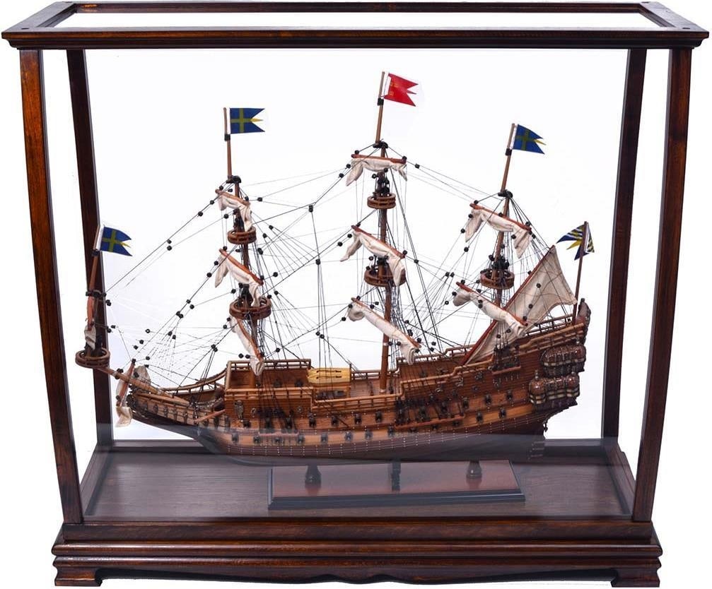 Classic Brown Nautical Model Display Case (1 of 7)