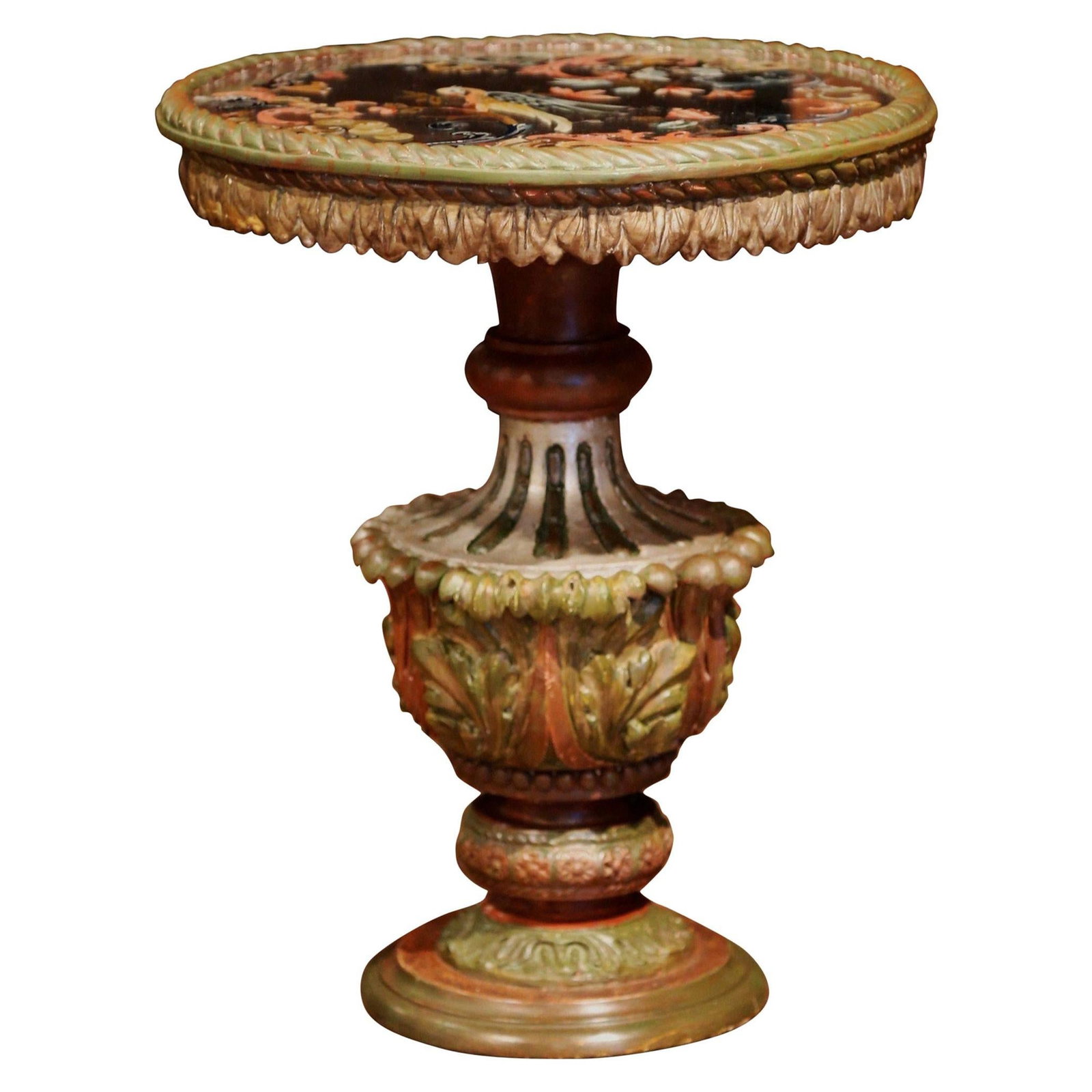 19th Century Italian Giltwood Side Table with Eglomise Top (1 of 8)