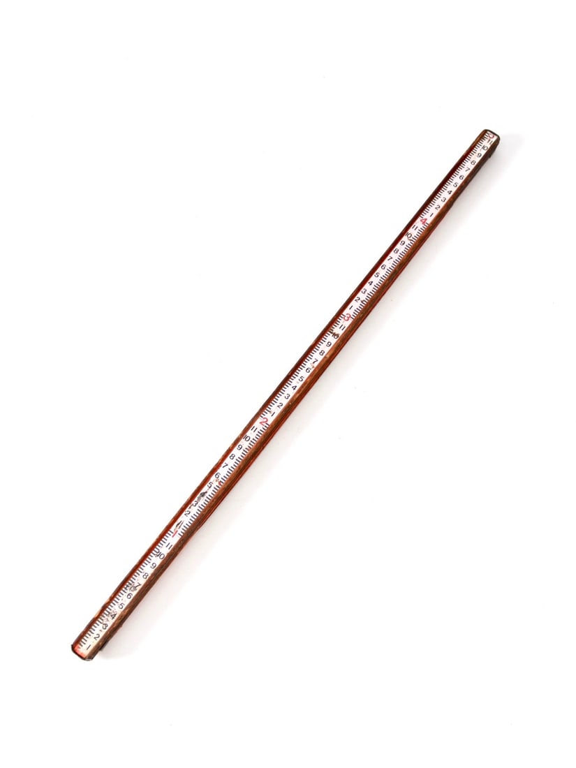 Telescoping Hardwood Surveyor Level Rod with Red Painted Finish (1 of 14)