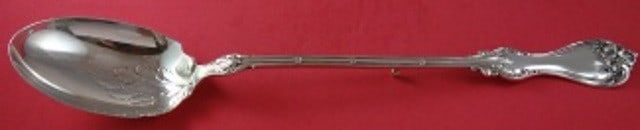 Whiting Duke of York Sterling Silver Stuffing Spoon 13 3/8": Whiting Duke of York Sterling Silver Stuffing Spoon 13 3/8" This exquisite Duke of York stuffing spoon is crafted from high-quality sterling silver by Whiting. Measuring 13 3/8 inches, this piece feat