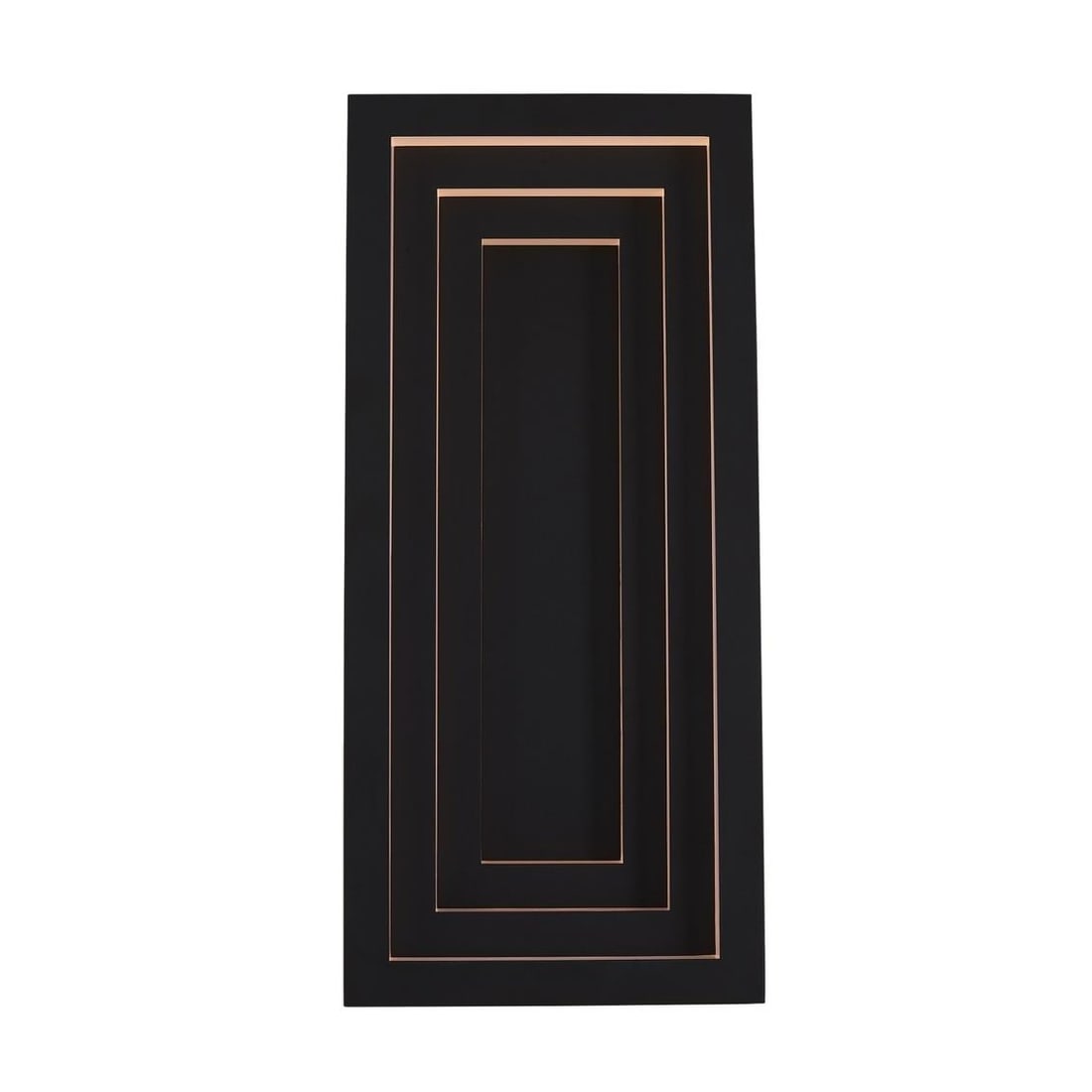 Kalco Chrysler Matte Black Outdoor Wall Sconce 20 inch Dimmable LED (1 of 1)