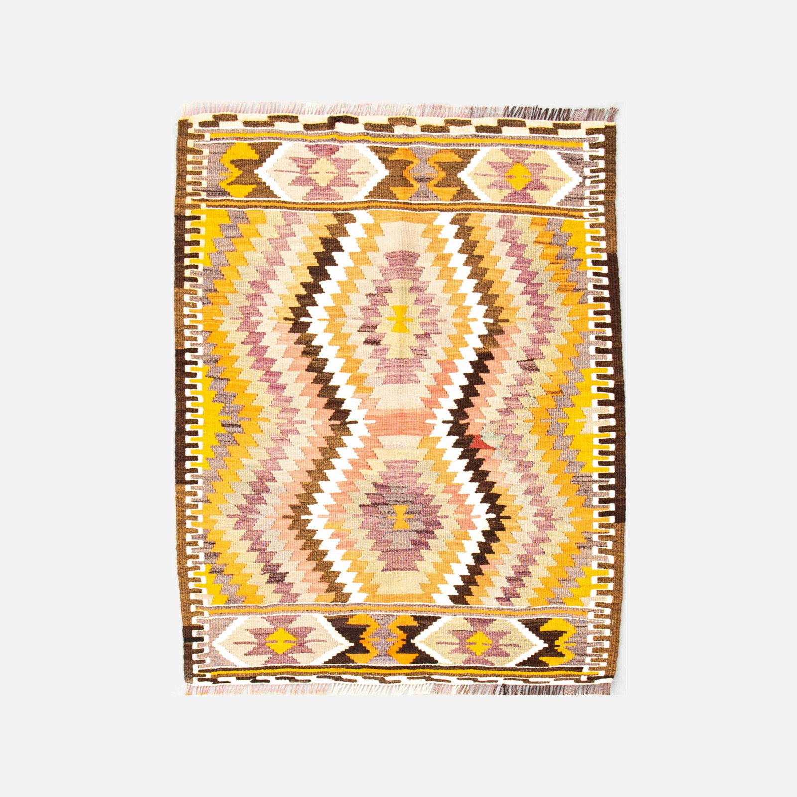 Authentic Handmade Anadol Kilim Wool Rug 34.6 x 43.3 Inches: Authentic Handmade Anadol Kilim Wool Rug 34.6 x 43.3 Inches Discover the beauty of this Authentic Handmade Anadol Wool on Wool Kilim. Crafted with care, this piece showcases the rich tradition of Anad