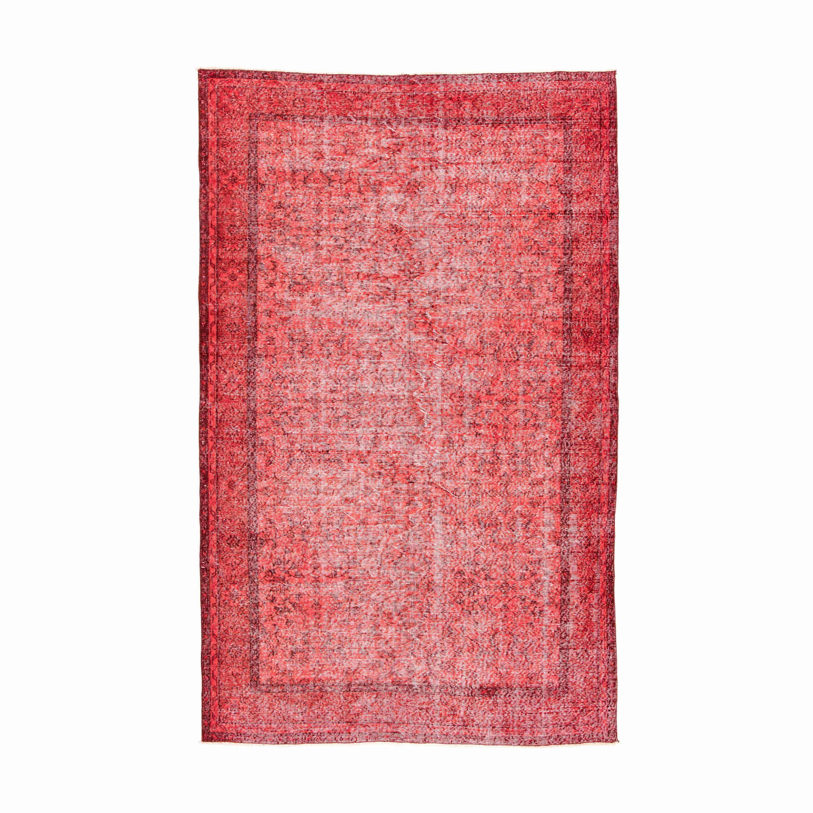 Authentic Vintage Handmade Carpet Wool on Cotton 70.9 x 113.4: Authentic Vintage Handmade Carpet Wool on Cotton 70.9 x 113.4 This authentic handmade vintage carpet is crafted from a luxurious wool on cotton blend, showcasing exceptional quality and artistry. The 
