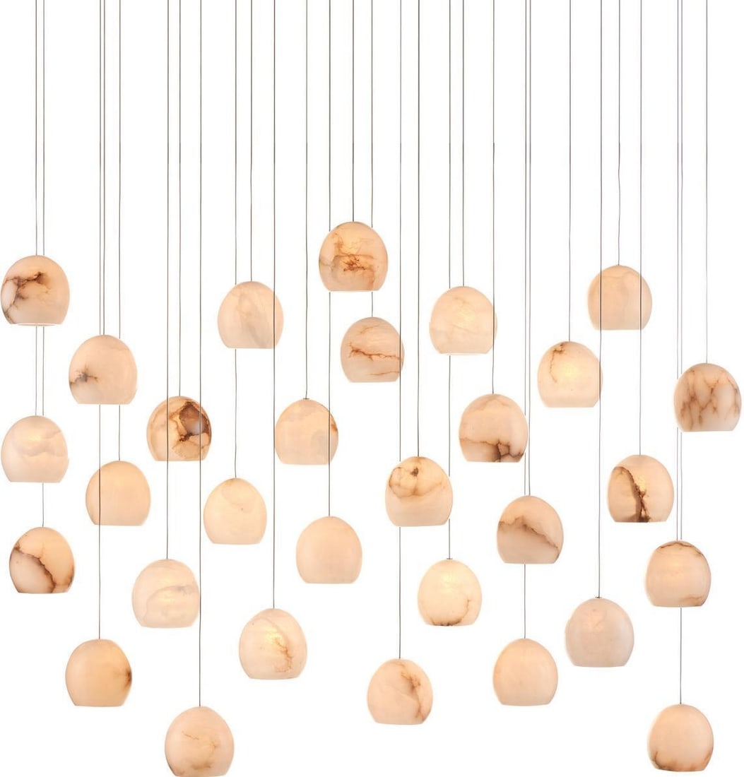 Currey Lazio 30-Light Alabaster Pendant Chandelier Contemporary Style (1 of 5)