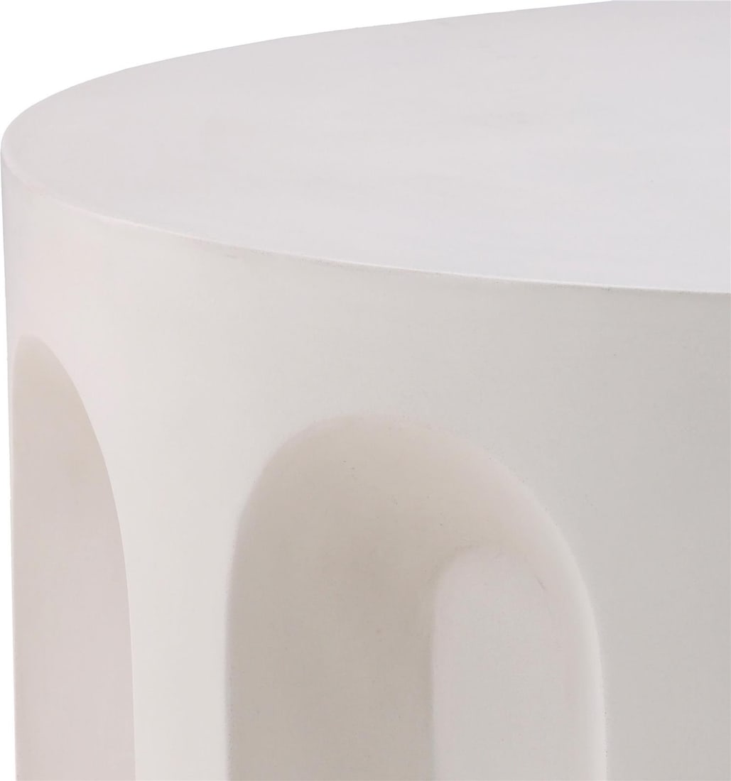 Hutchins Ivory Concrete Outdoor Coffee Table 39.5x39.5 (1 of 3)