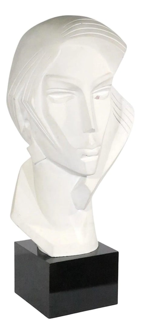 David Fisher Austin Productions plaster bust 1987 (1 of 10)
