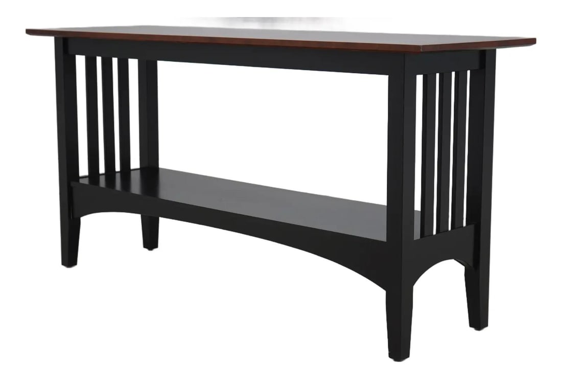 Ethan Allen Impressions Arts and Crafts 2 Tier Console Table (1 of 10)
