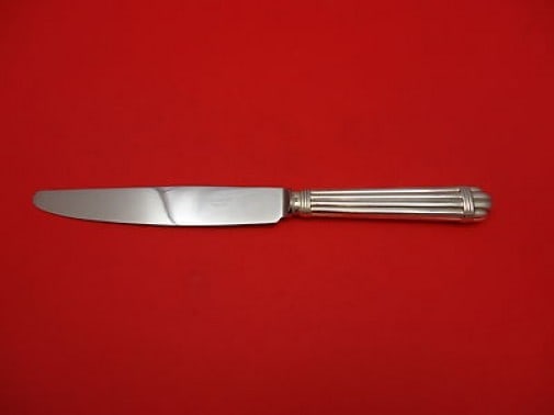 Christofle Aria Vintage Sterling Silver Dinner Knife 9.75" (1 of 2)