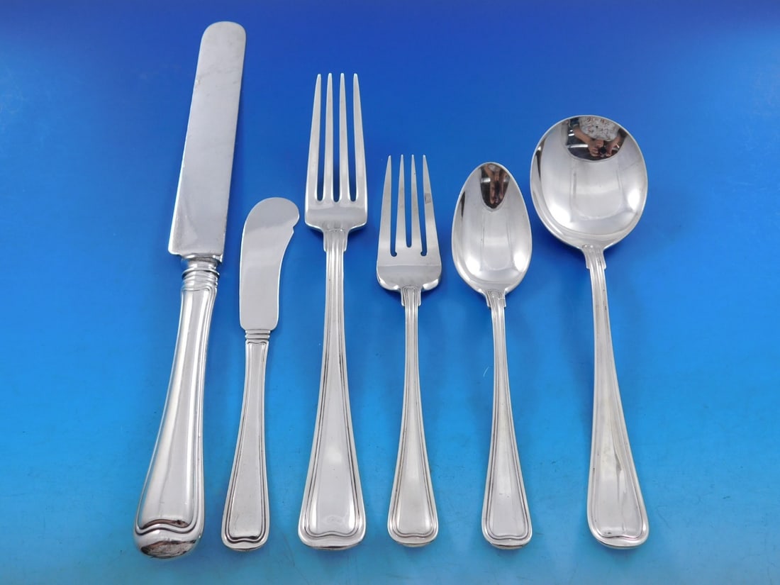 50 Piece Gorham Old French Sterling Silver Flatware Service for 8 (1 of 7)